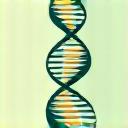 Stylized DNA helix icon representing genetic analysis for nutrition.